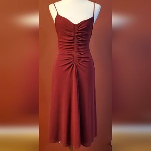 Ruched evening dress
